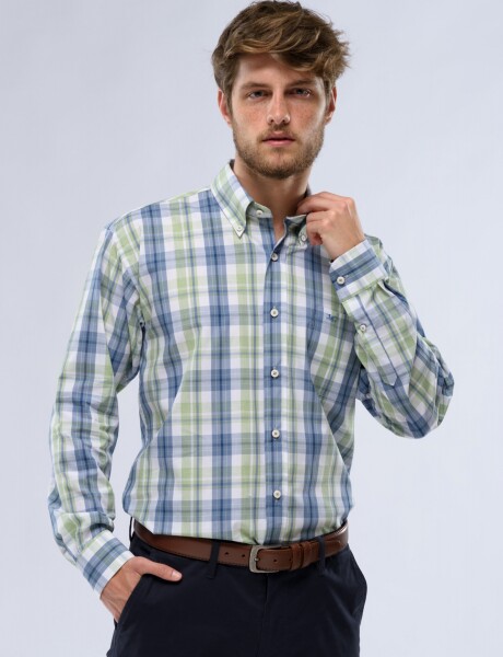 CAMISA CUADROS Verde