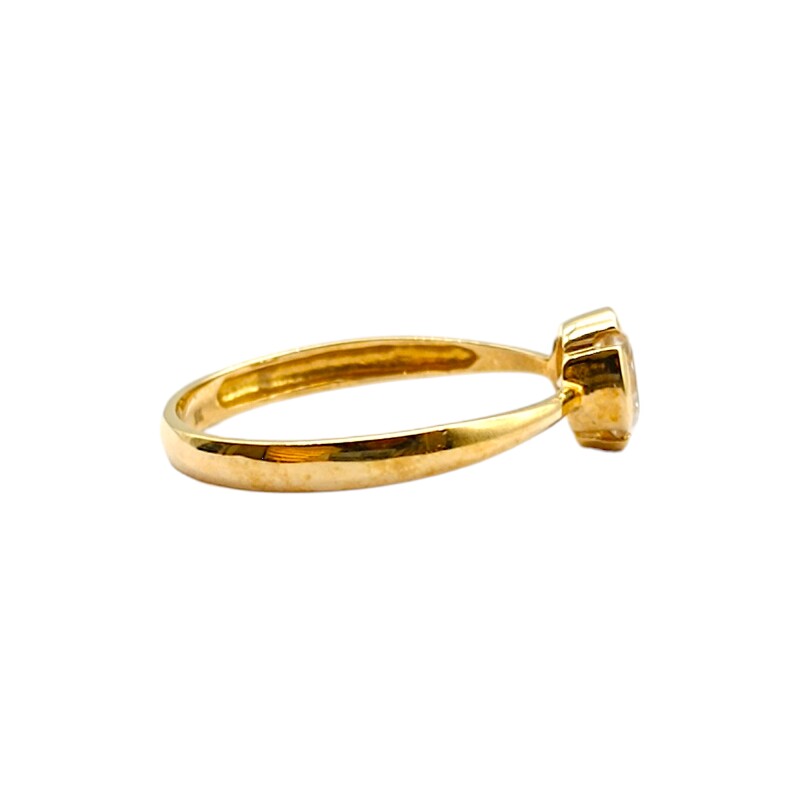 Anillo Solitario-Oro bajo-Piedra Zirconia-AN8091 conpiedra