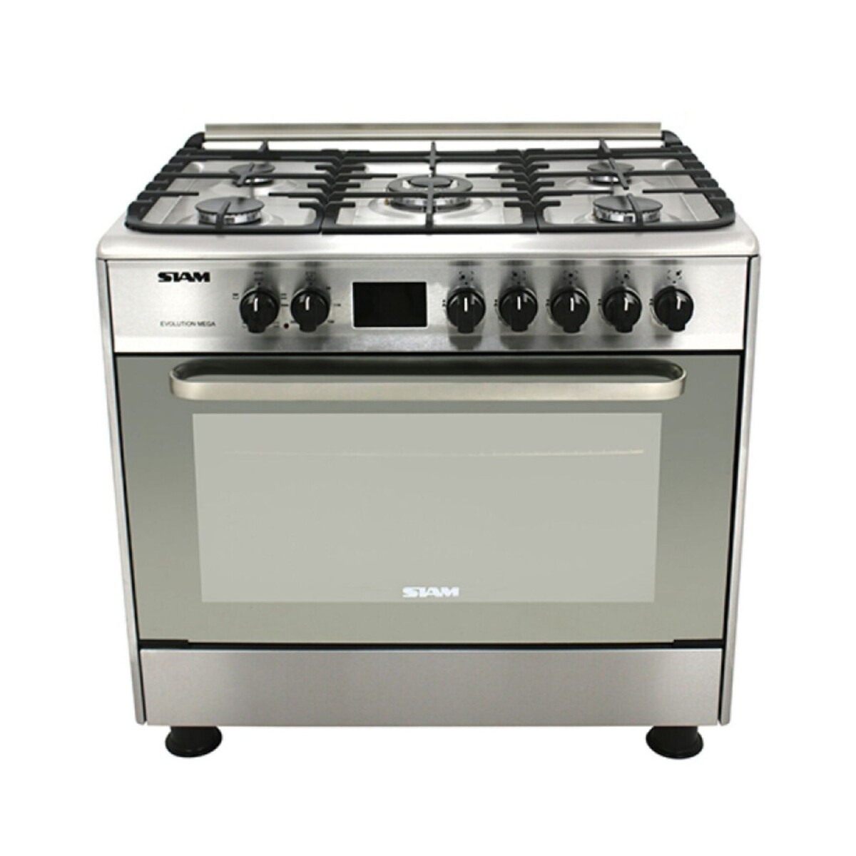 Cocina Combinada Siam 5 Hornallas SI-CC90EV-M - Acero inoxidable 
