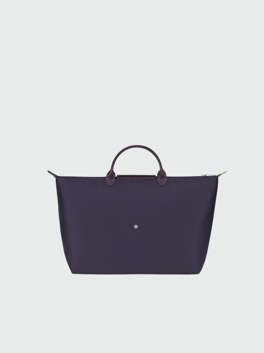 Longchamp -Bolso de viaje Longchamp plegable con cierre y asa corta, Le pliage - Violeta 