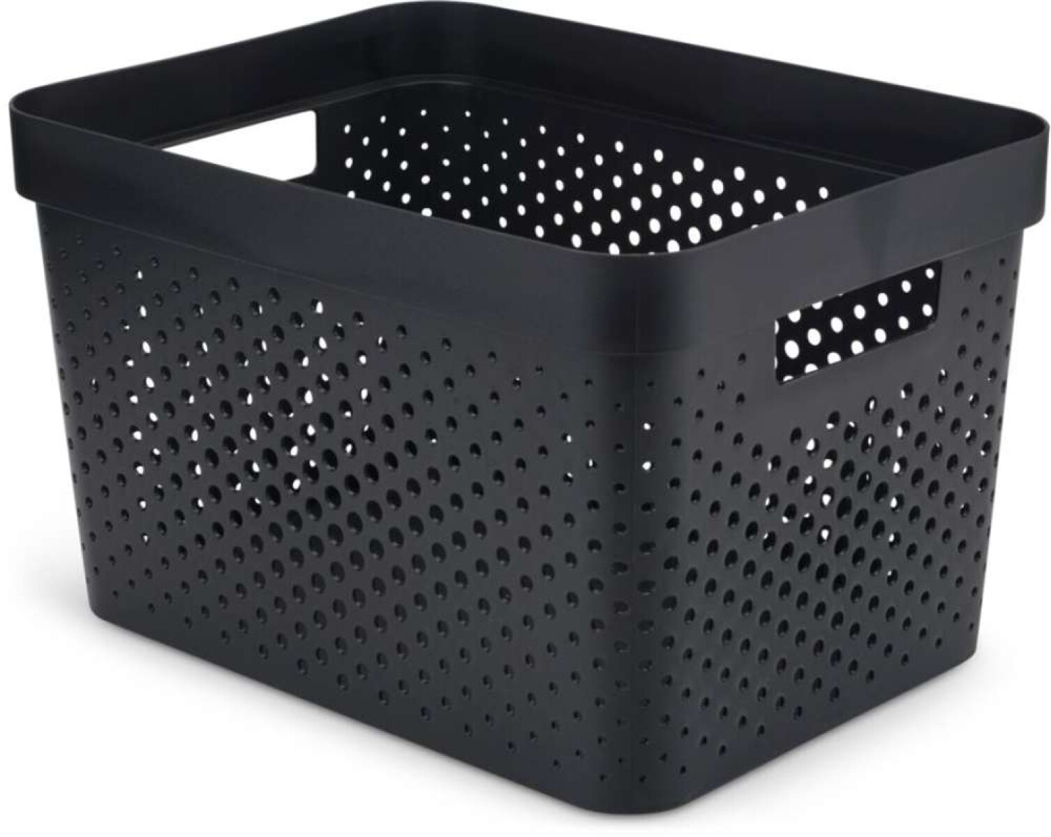 Cesta INFINITY 17L plástico negro - Negro 