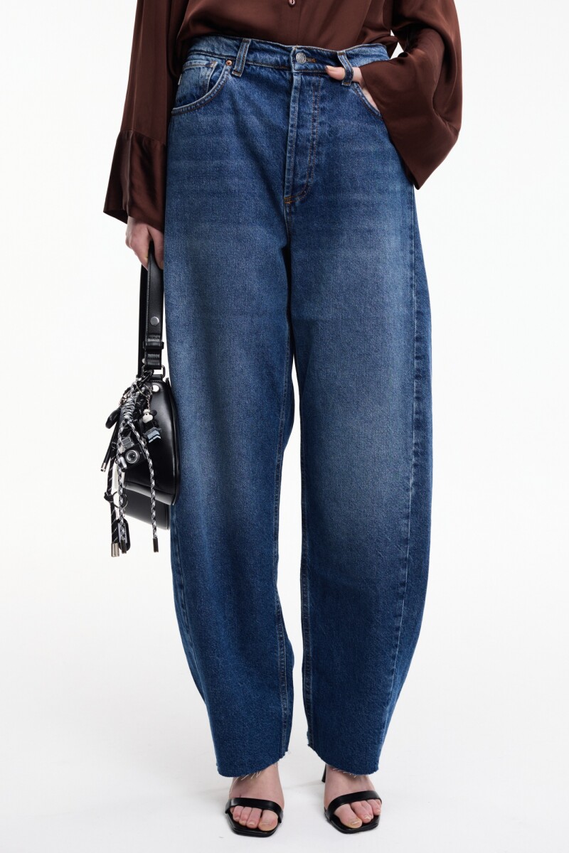 Pantalón denim Azul