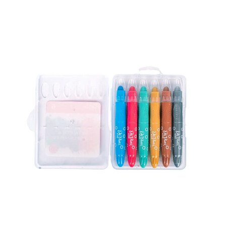 Crayon Cremoso Da Vinci x 6 Metalicos y Super Lavables