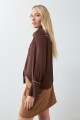Camisa western chocolate