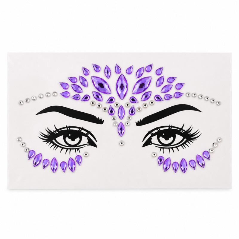 Stickers para Rostro Lila