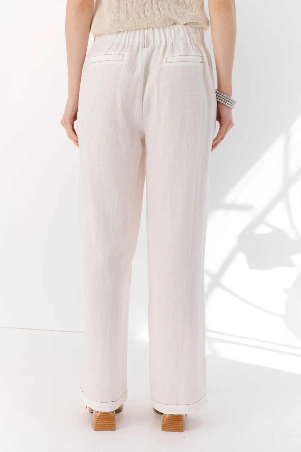 PANTALON SAINT TROPEZ blanco 2