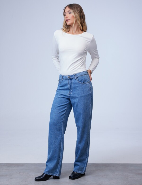 Jean Wide Leg Comfort JEAN CLARO