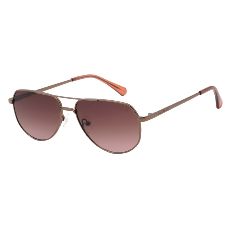 Lentes de Sol Chilli Beans Nilo Unisex Cobre - Marrón