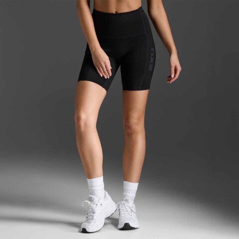 Bikers Form Stash Hi-Rise Bike Shorts Mujer Black/black