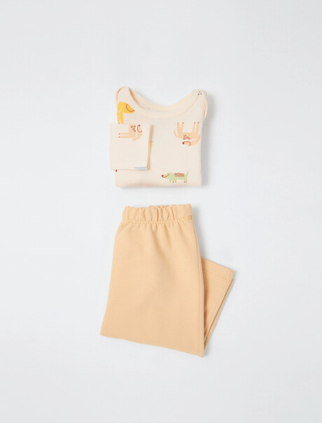 CONJUNTO DE BEBÉ NARANJA