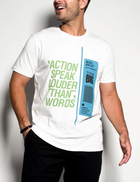 Remera estampada Ilian Blanco
