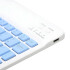 Teclado + Mouse Inalambricos Bluetooth Ultra Finos Elegantes Color Celeste