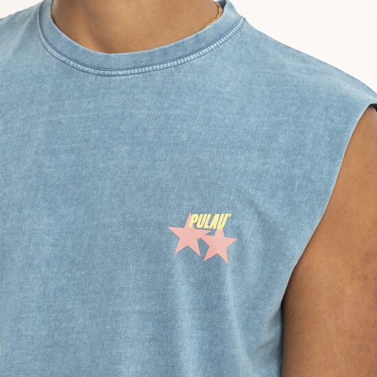Musculosa Pulau Starship Azul