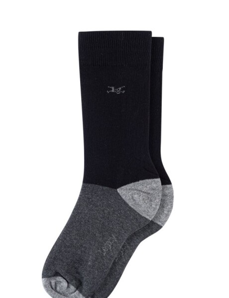 MEDIA MULTICOLOR Gris