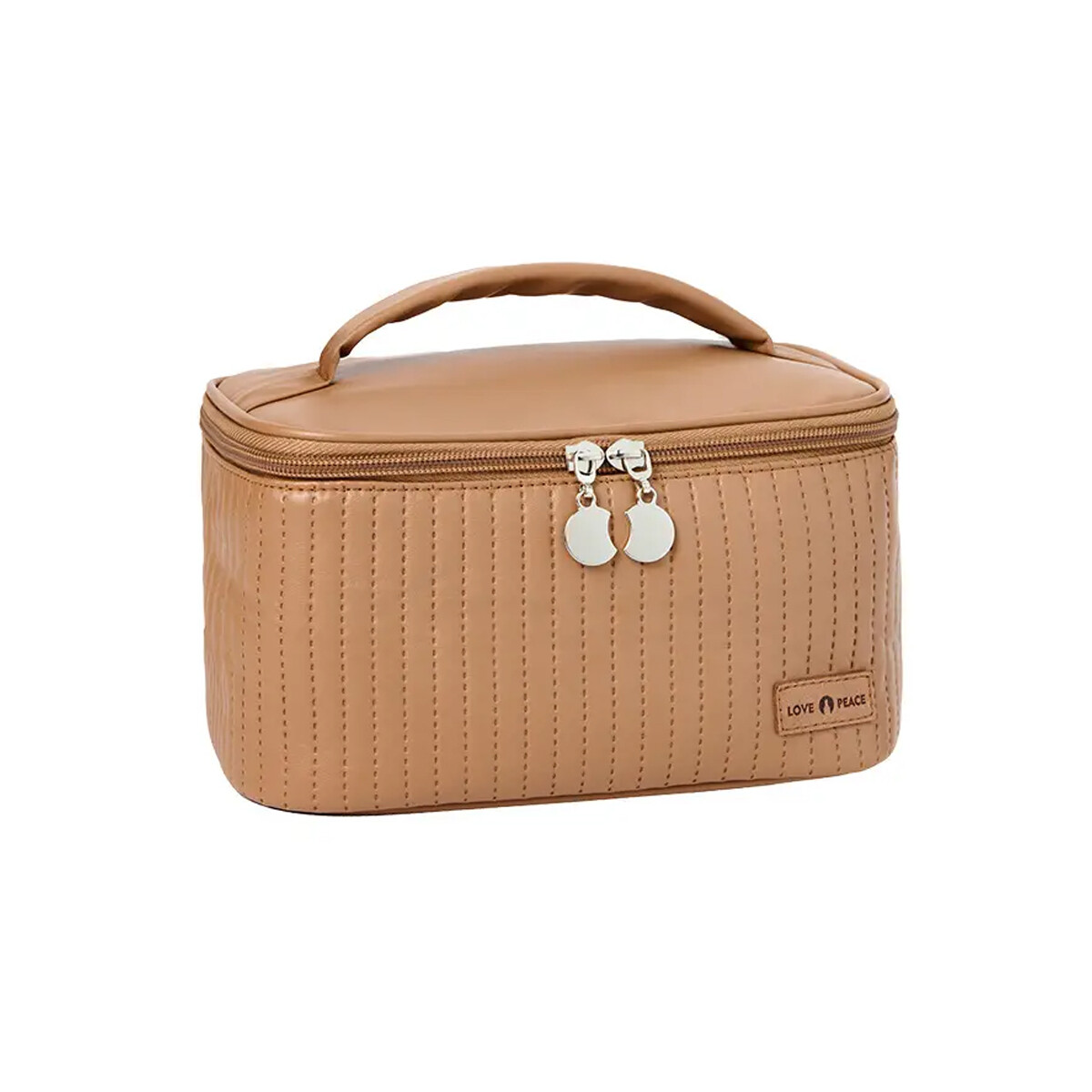 Neceser texturado maletin - Marron 