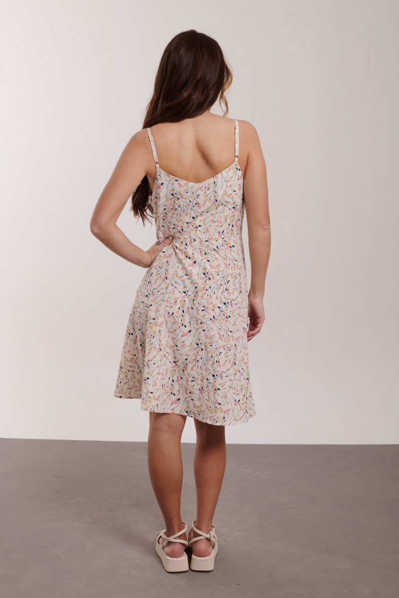 VESTIDO SURI ESTAMPADO FLORES ROSA