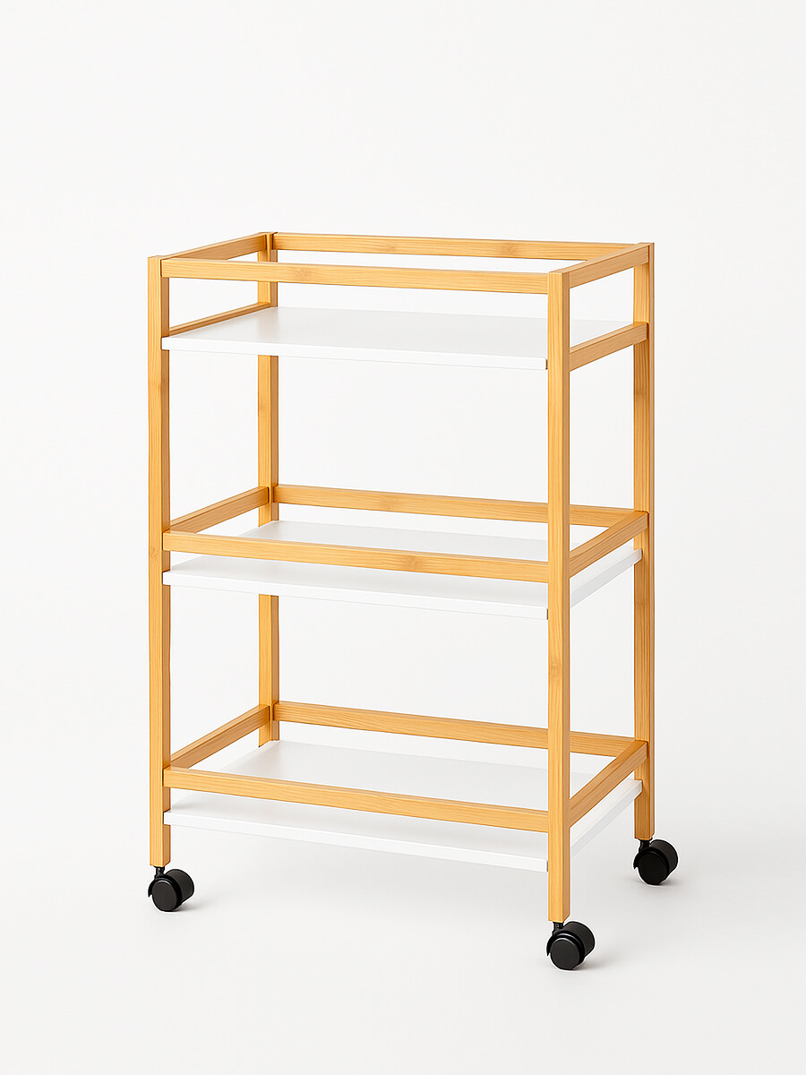 CARRO BAMBU MULTIUSO - BLANCO 