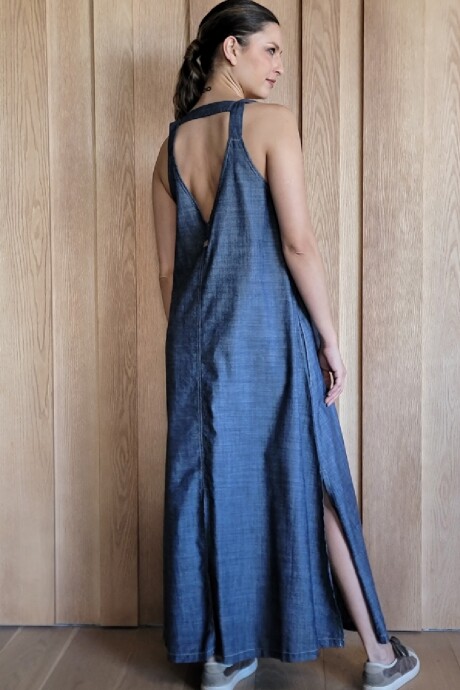 Vestido Laguna Azul Melange