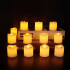 Velas Velitas Luz Led Pila Pack 24 Unidades Decorativo Variante Cálidas 2