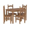 Juego de comedor 4 sillas, linea Dorada Juego de comedor 4 sillas, linea Dorada
