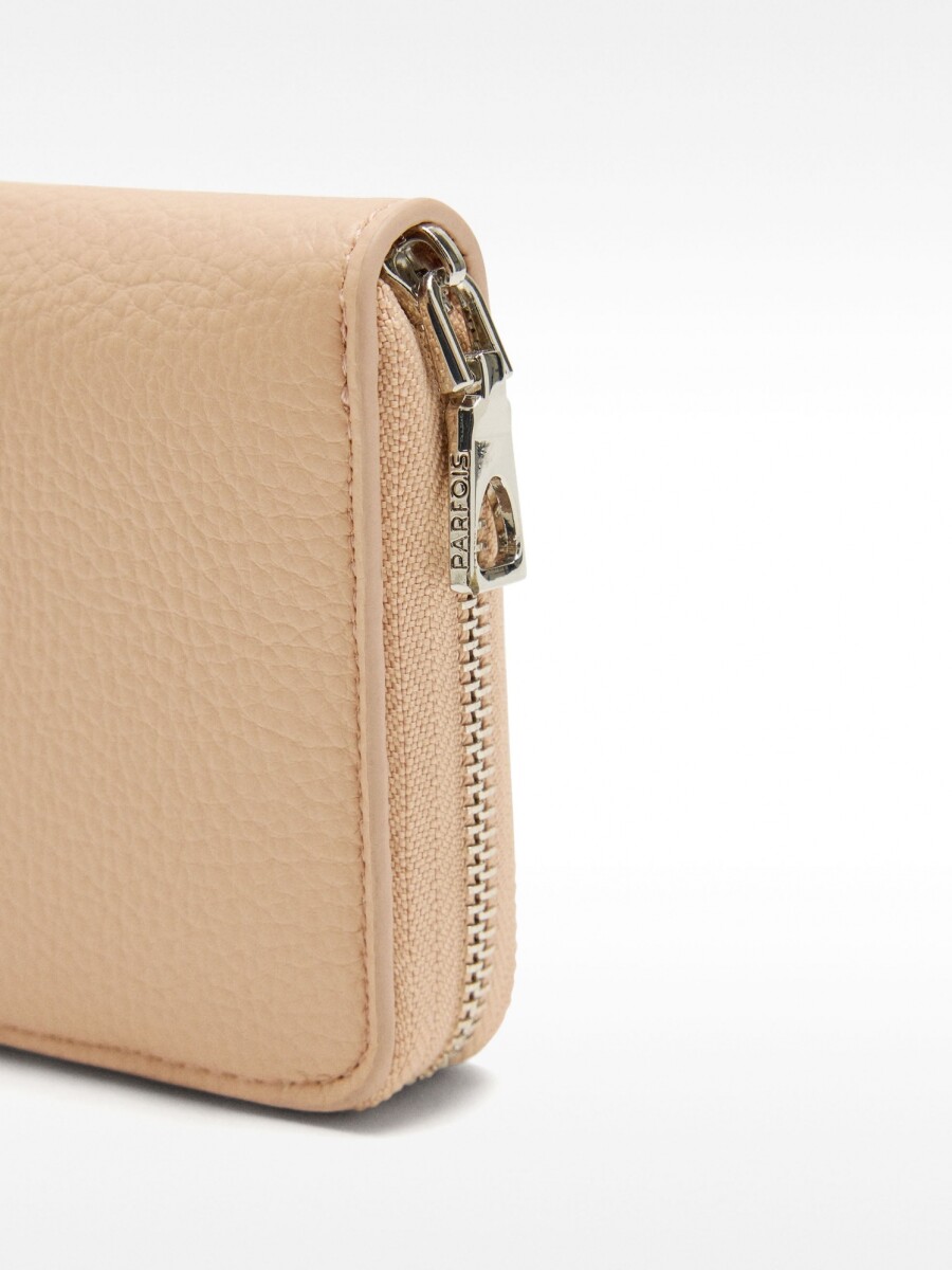 Cartera Con Cremallera rosa