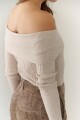 SWEATER BARDOT BEIGE