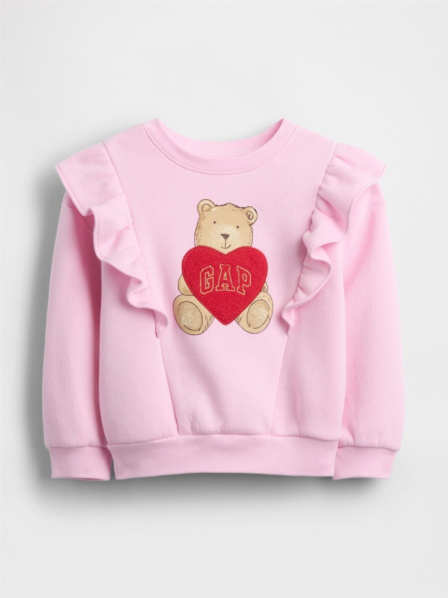 Buzo Deportivo Logo Gap Toddler Niña - Primrose Pink 