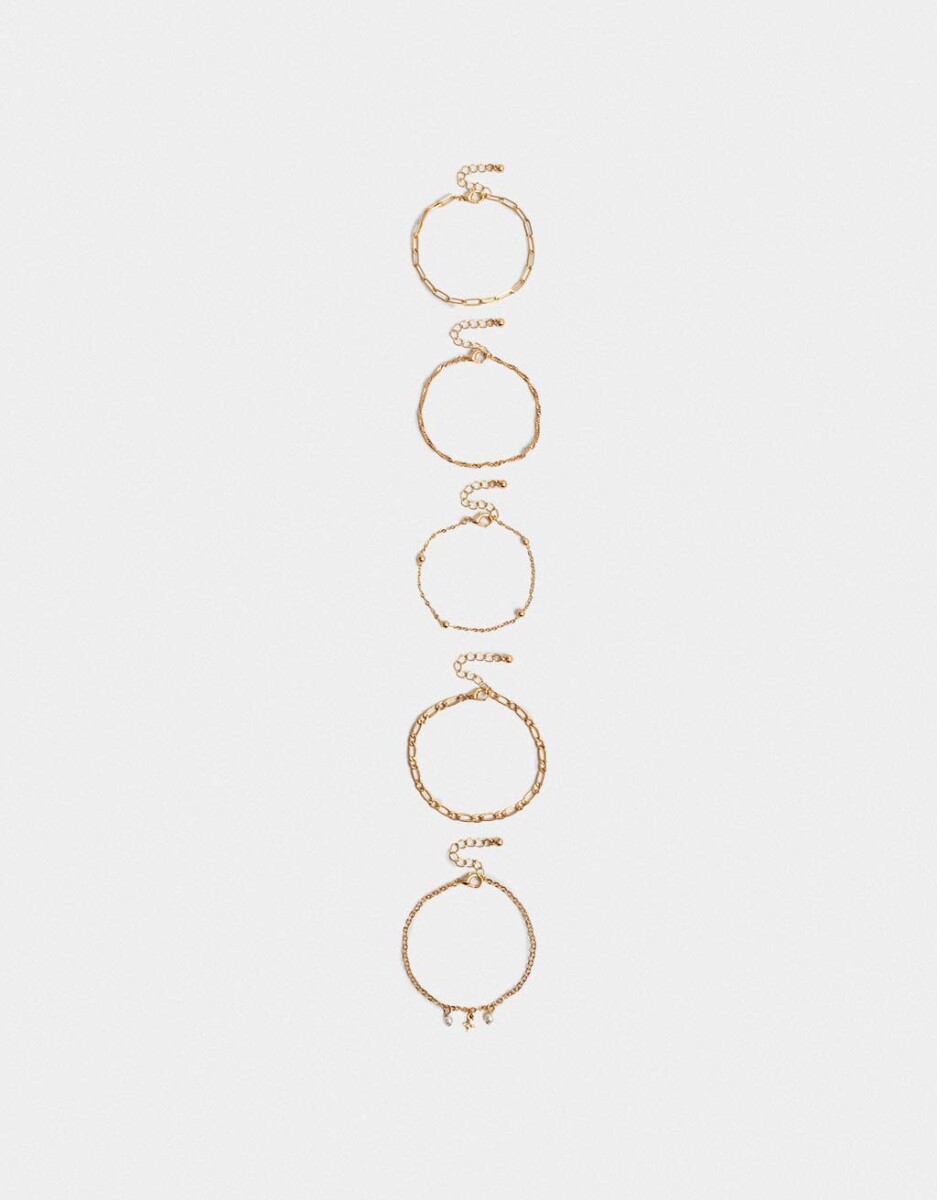Pulseras Flexibles Sets De Metal 
