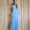 Pollera Gardenia Denim Celeste