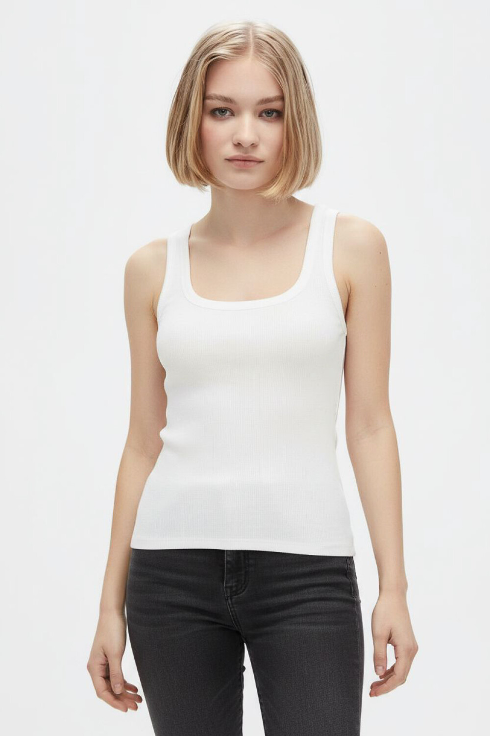 Musculosa Malisa Marfil / Off White