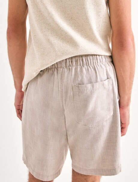 BERMUDA ESTILO JOGGER BEIGE