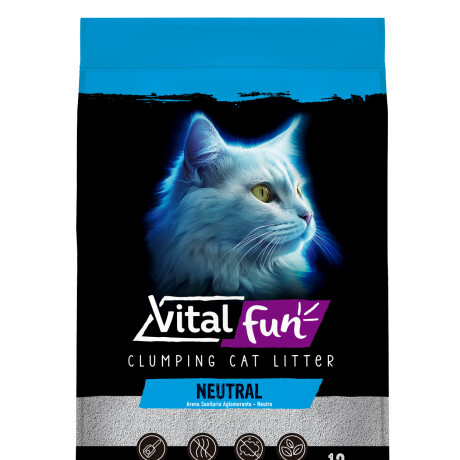 Piedra sanitaria para gato neutra Vital Fun 6kg Piedra sanitaria para gato neutra Vital Fun 6kg