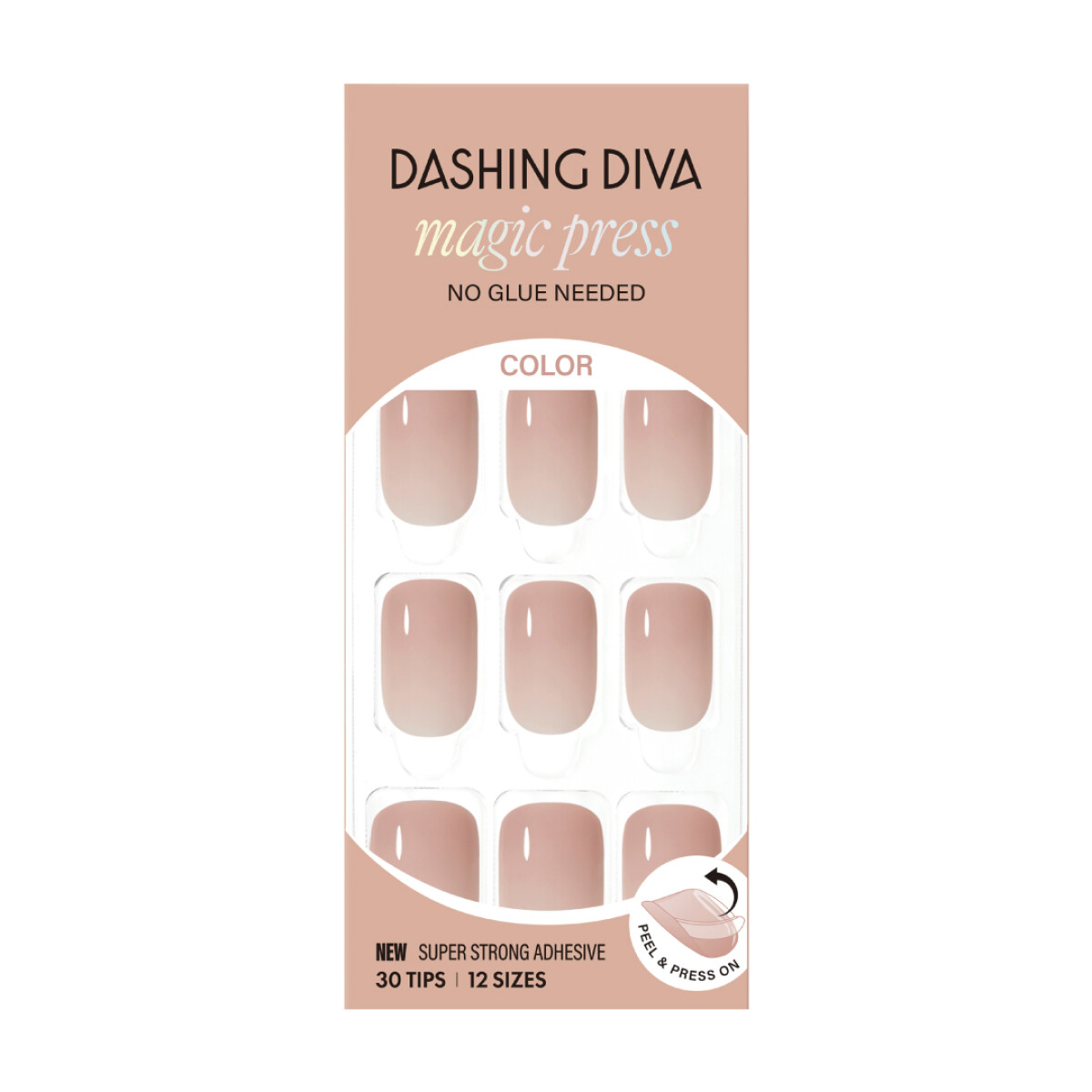 UÑAS EN GEL LISTAS (PRESS ON) - ROSE BEIGE 