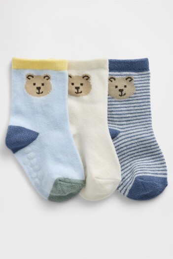 Medias Pack X3 Bebé Colorblock