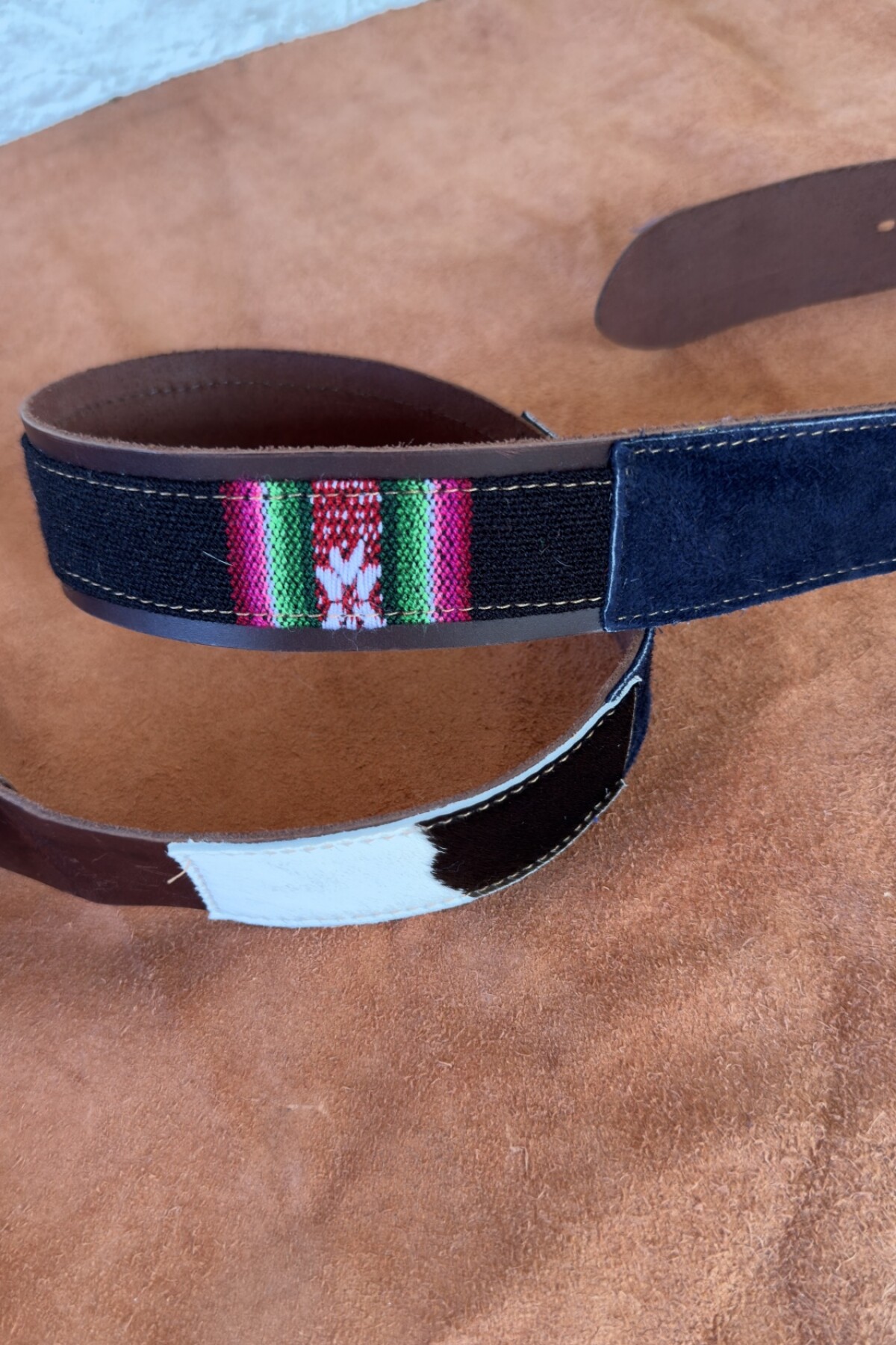 Handcrafted Belt Azul Marino