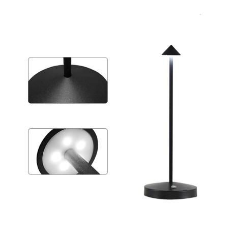 LÁMPARA DE MESA LUZ LED TÁCTIL RECARGABLE USB COLOR MARRON LÁMPARA DE MESA LUZ LED TÁCTIL RECARGABLE USB COLOR MARRON