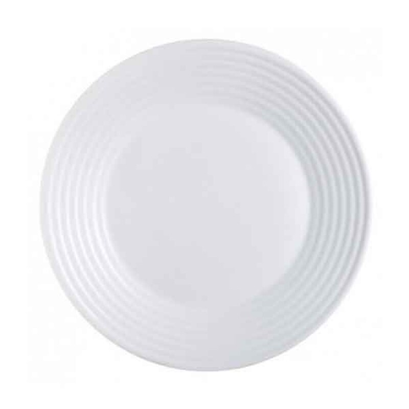 PLATO POSTRE 19 CMS HARENA BLANCO - L2786 PLATO POSTRE 19 CMS HARENA BLANCO - L2786