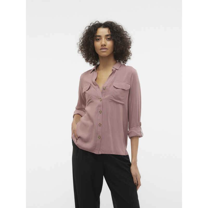 VMBUMPY L/S SHIRT NEW WVN GA NOOS Nostalgia Rose