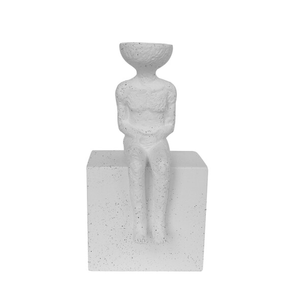 ESCULTURA FIGURE Blanco - Extra Large