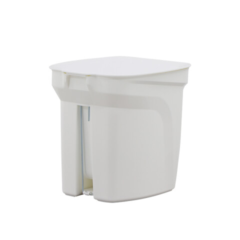 Papelera "COMPACT" 7 Lt. en polipropileno blanco TD0432