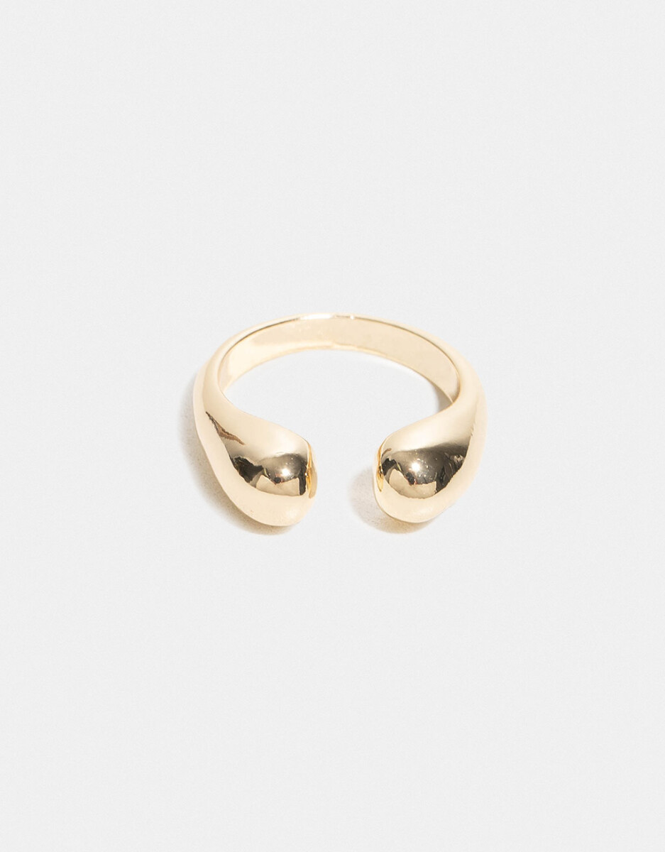 Anillo De Metal Gota 