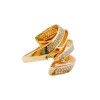 Anillo Tiras -Oro bajo-Piedra Zirconia-AN8215 sinpiedra