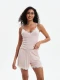 MUSCULOSA CON ENCAJE ROSA VIEJO