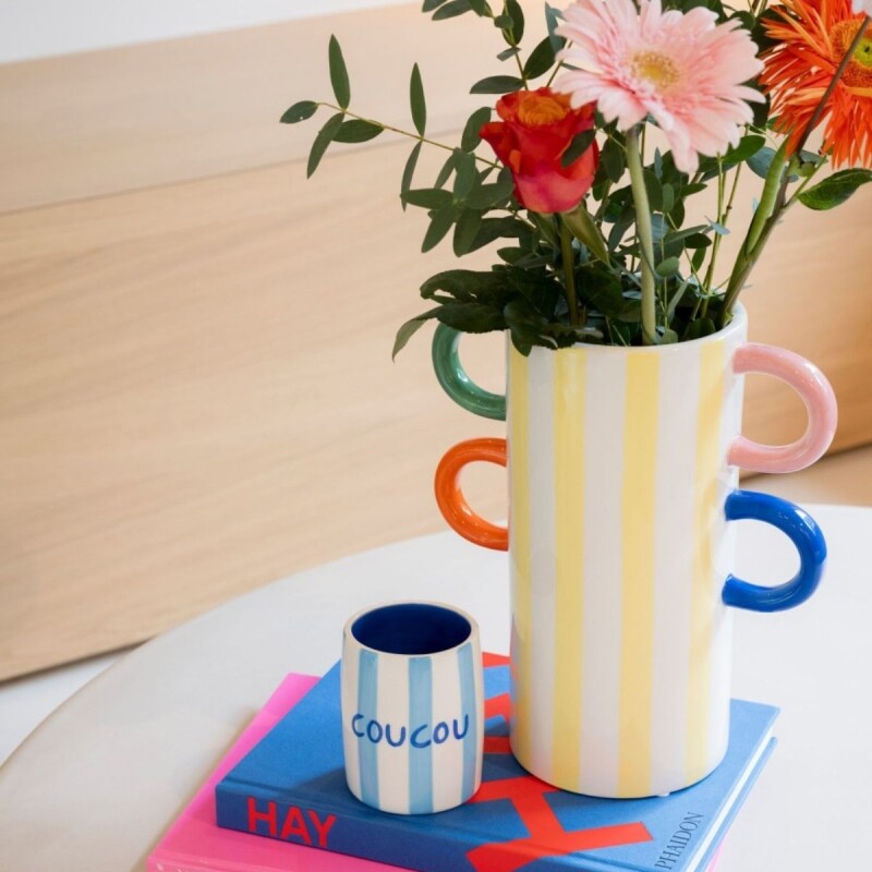 Vaso de cerámica Elias CouCou