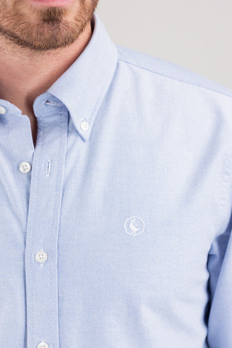 Camisa Oxford Azul