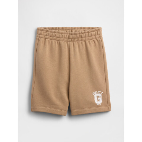 V-DB LOGO SHORT CAMEL HAIR