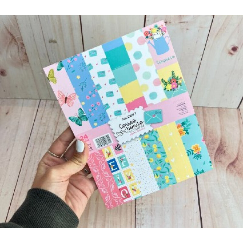 Block 24/c Ibi craft 12 diseños Correo bonito Block 24/c Ibi Craft 12 Diseños Correo Bonito