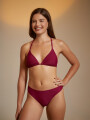 Top+bikini Twist Bordeaux Claro
