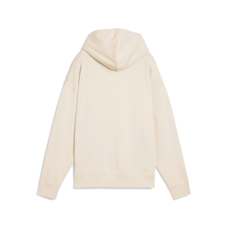 Abrigo Ess Elevated Hoodie Tr de Mujer Crema