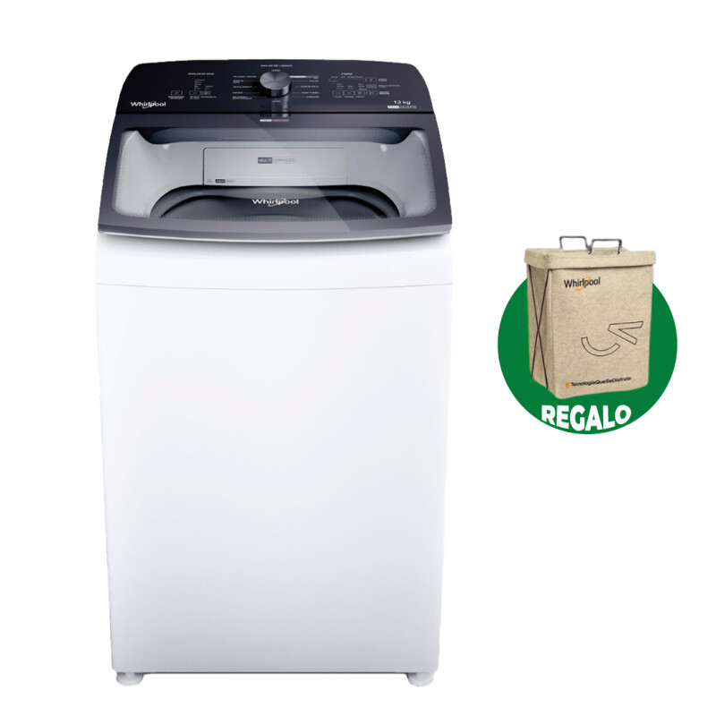 Lavarropas Automática Whirlpool 13 kg WWH13AB con Agua Caliente Carga Superior Lavarropas Automática Whirlpool 13 kg WWH13AB con Agua Caliente Carga Superior